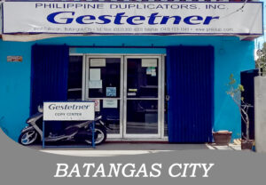 Exterior view of the Batangas City branch of Philippine Duplicators, Inc., a prominent supplier of photocopiers and office equipment