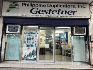 Front view of the La Union branch of Philippine Duplicators, Inc offering customers in the area reliable photocopier solutions and office technology services.